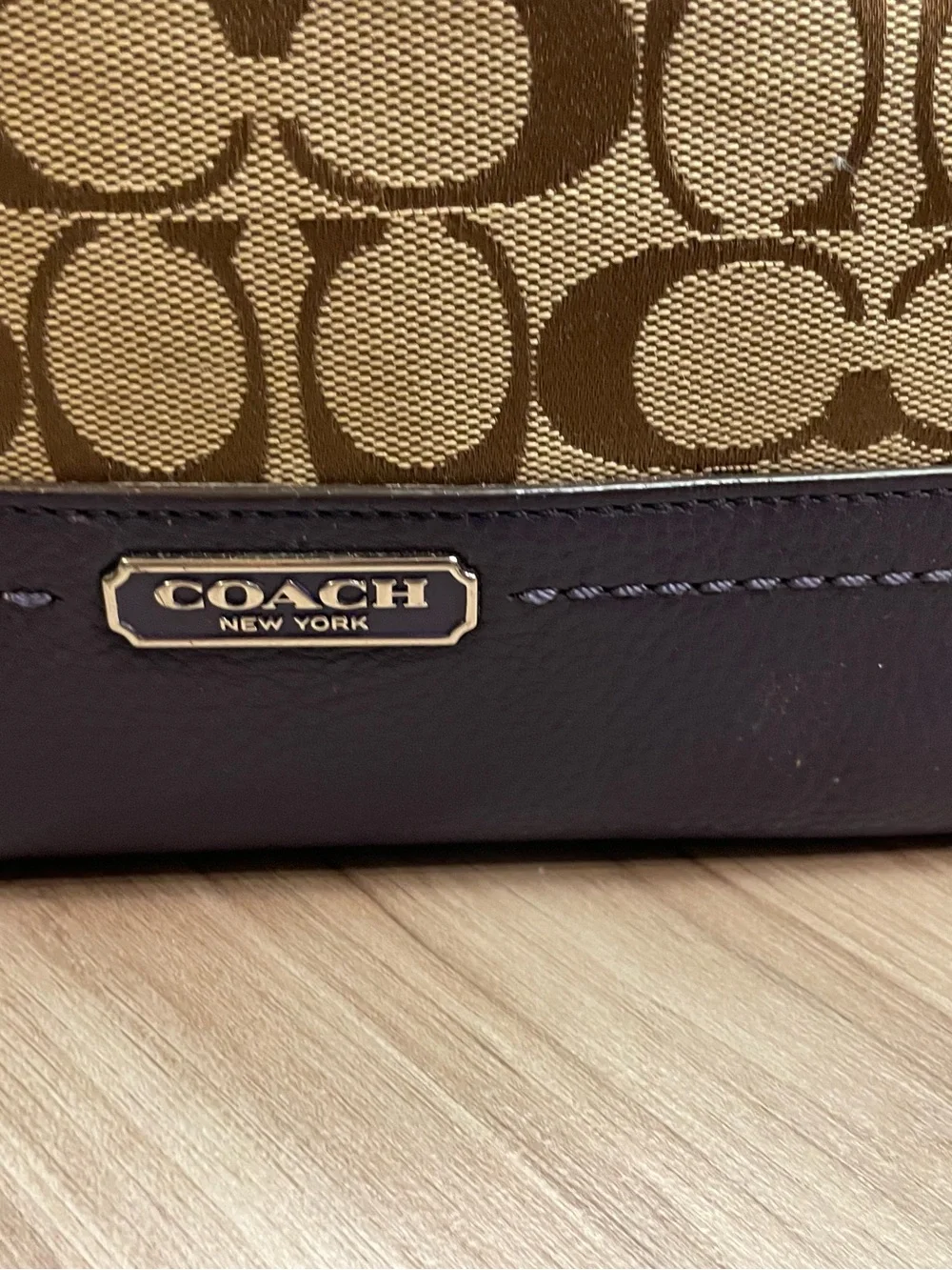 Coach Park Signature Carrie Tote